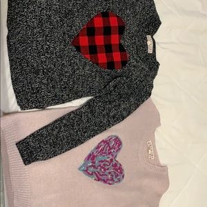 Lot of 2 Pink Republic girls sweaters L (14)